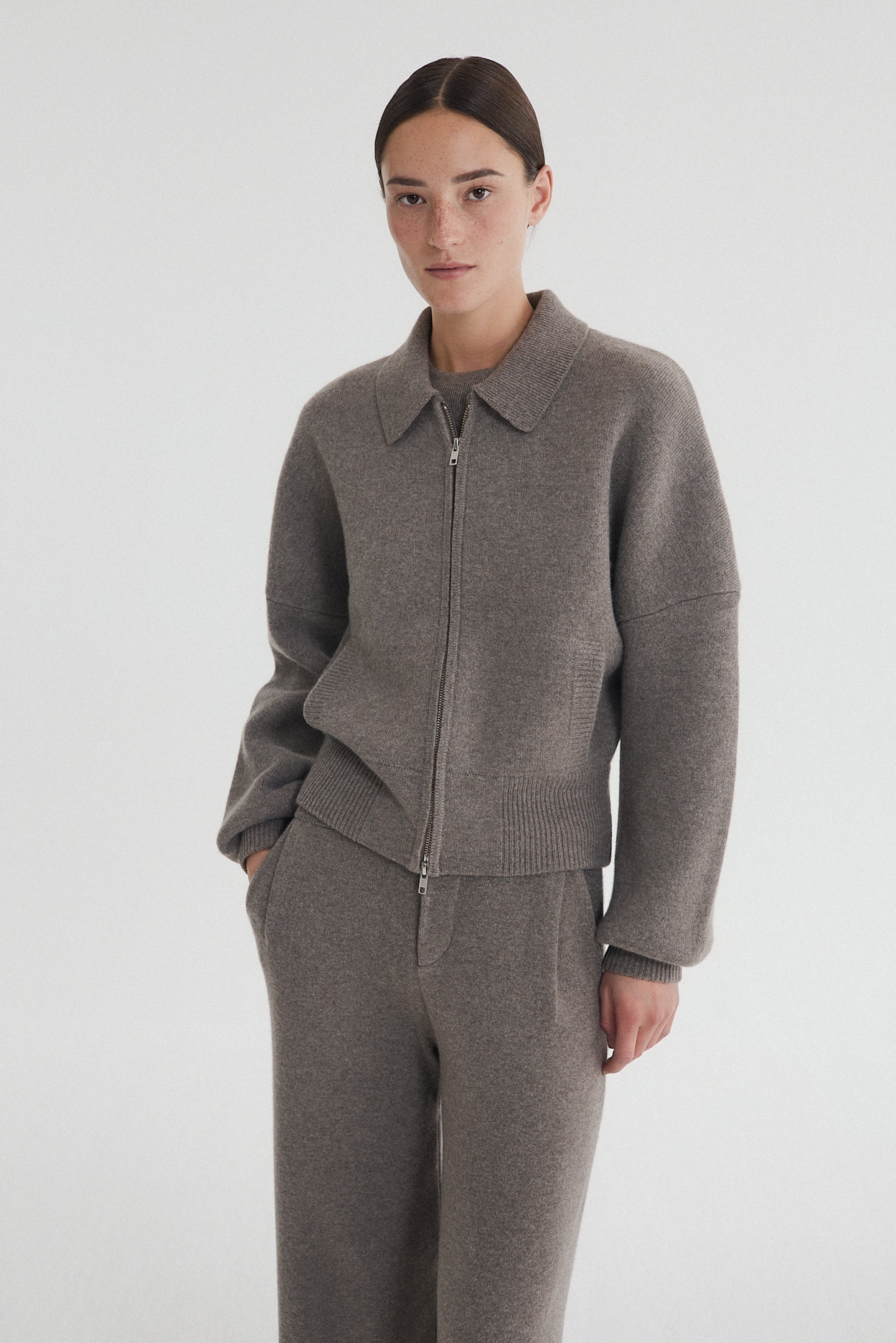 Zoe Bomber Dark Mocha