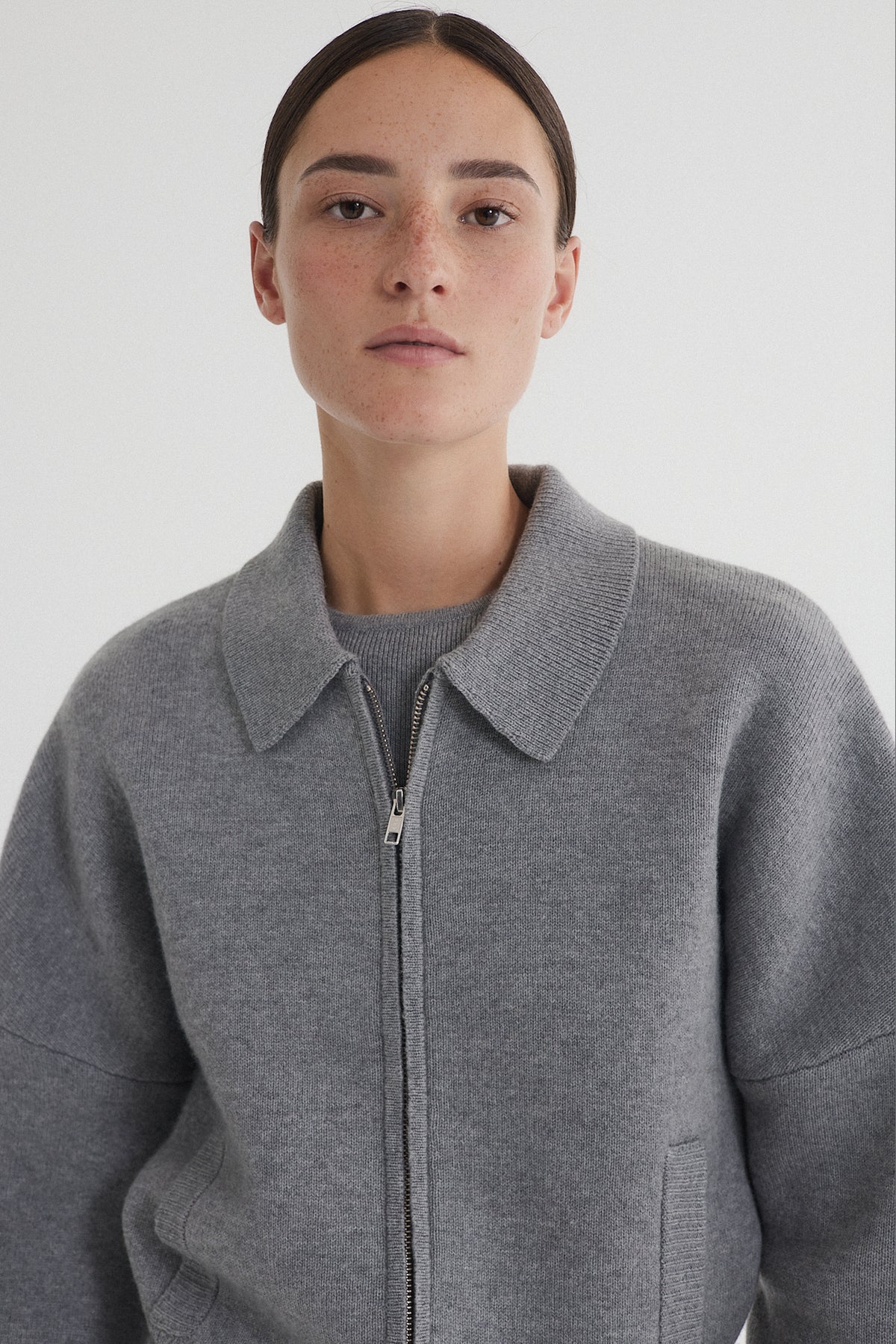 Zoe Bomber Grey