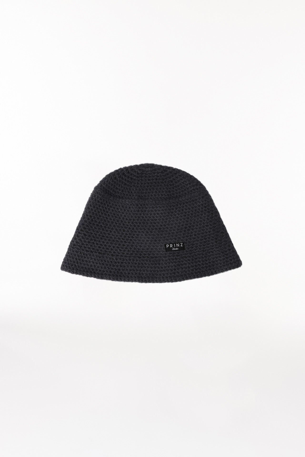 Schwarzer Bucket Hat Damen aus Kaschmir Prinz Berlin Produktbild