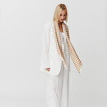 Seidentuch 123x123 Illusion Beige Prinz Berlin Lookbook