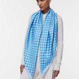 Seidentuch 123x123 Illusion Jeansblau Prinz Berlin Lookbook