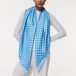 Seidentuch 123x123 Illusion Jeansblau Prinz Berlin Lookbook