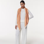 Seidentuch 123x123 Illusion Orange Prinz Berlin Lookbook
