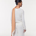 Seidentuch 123x123 Illusion Orange Prinz Berlin Lookbook