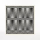 Silk Scarf Illusion in Black 123x123