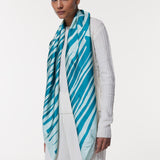Seidentuch 123x123 Petrol Prinz Berlin Lookbook