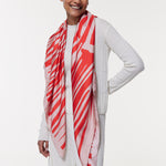 Seidentuch 123x123 Zebra Rot Prinz Berlin Lookbook