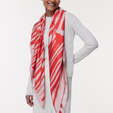 Seidentuch 123x123 Zebra Rot Prinz Berlin Lookbook
