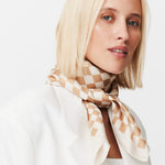 Seidentuch 90x90 Illusion Beige Prinz Berlin Lookbook