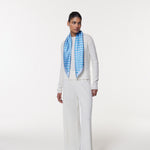 Seidentuch 90x90 Illusion Jeansblau Prinz Berlin Lookbook