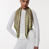 Seidentuch 90x90 Illusion Kiwi Prinz Berlin Lookbook