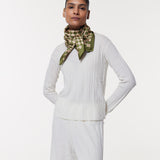 Seidentuch 90x90 Illusion Kiwi Prinz Berlin Lookbook