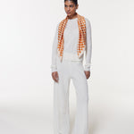 Seidentuch 90x90 Illusion Orange Prinz Berlin Lookbook