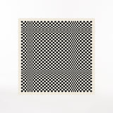 Silk Scarf Illusion in Black 90x90 