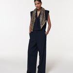 Seidentuch 90x90 Leo Beige Prinz Berlin Lookbook