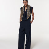 Seidentuch 90x90 Leo Beige Prinz Berlin Lookbook