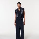 Seidentuch 90x90 Leo Grau Prinz Berlin Lookbook