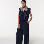 Seidentuch 90x90 Swirl Schwarz Prinz Berlin Lookbook