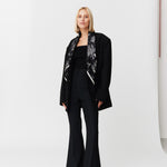 Seidentuch 90x90 Toile Valentine Black Prinz Berlin Lookbook