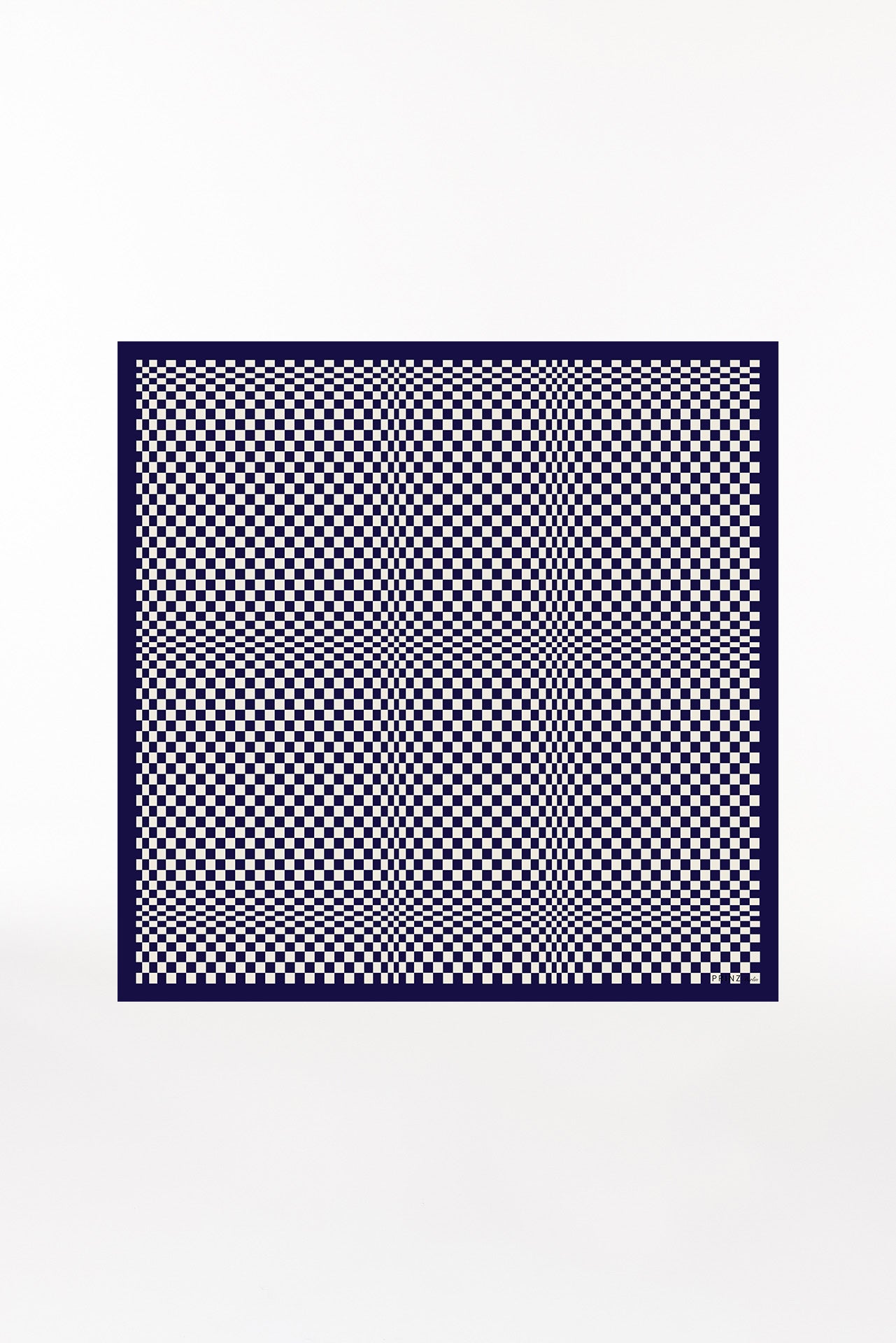 Seidentuch 123x123 Illusion Marine Prinz Berlin Produktbild