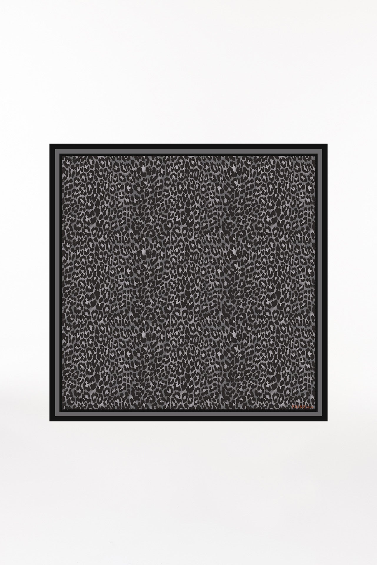 Seidentuch 123x123 Leo Grau Prinz Berlin Produktbild
