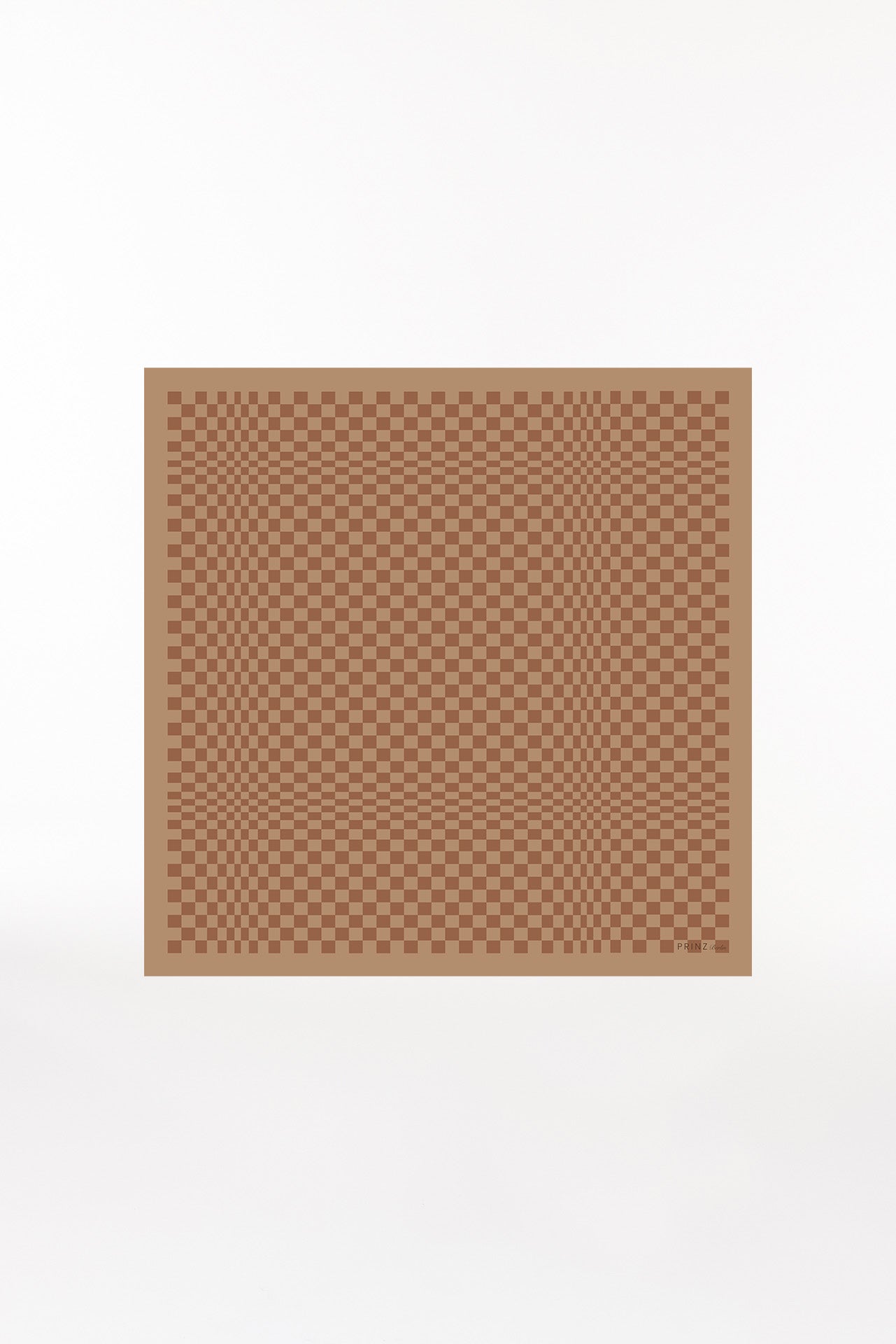 Seidentuch 90x90 Illusion Karamell Prinz Berlin Produktbild
