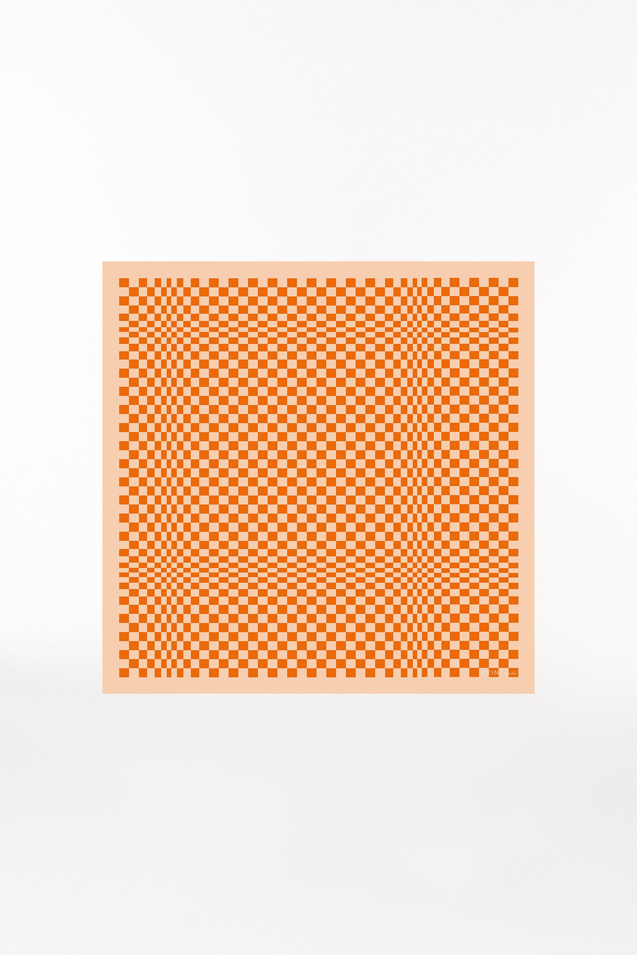 Seidentuch 90x90 Illusion Orange Prinz Berlin Produktbild