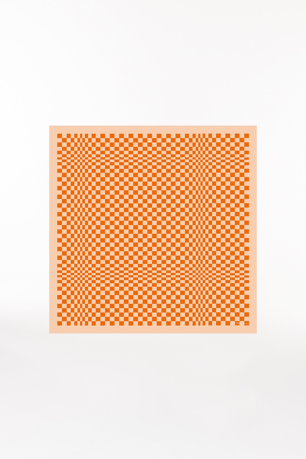 Seidentuch 90x90 Illusion Orange Prinz Berlin Produktbild