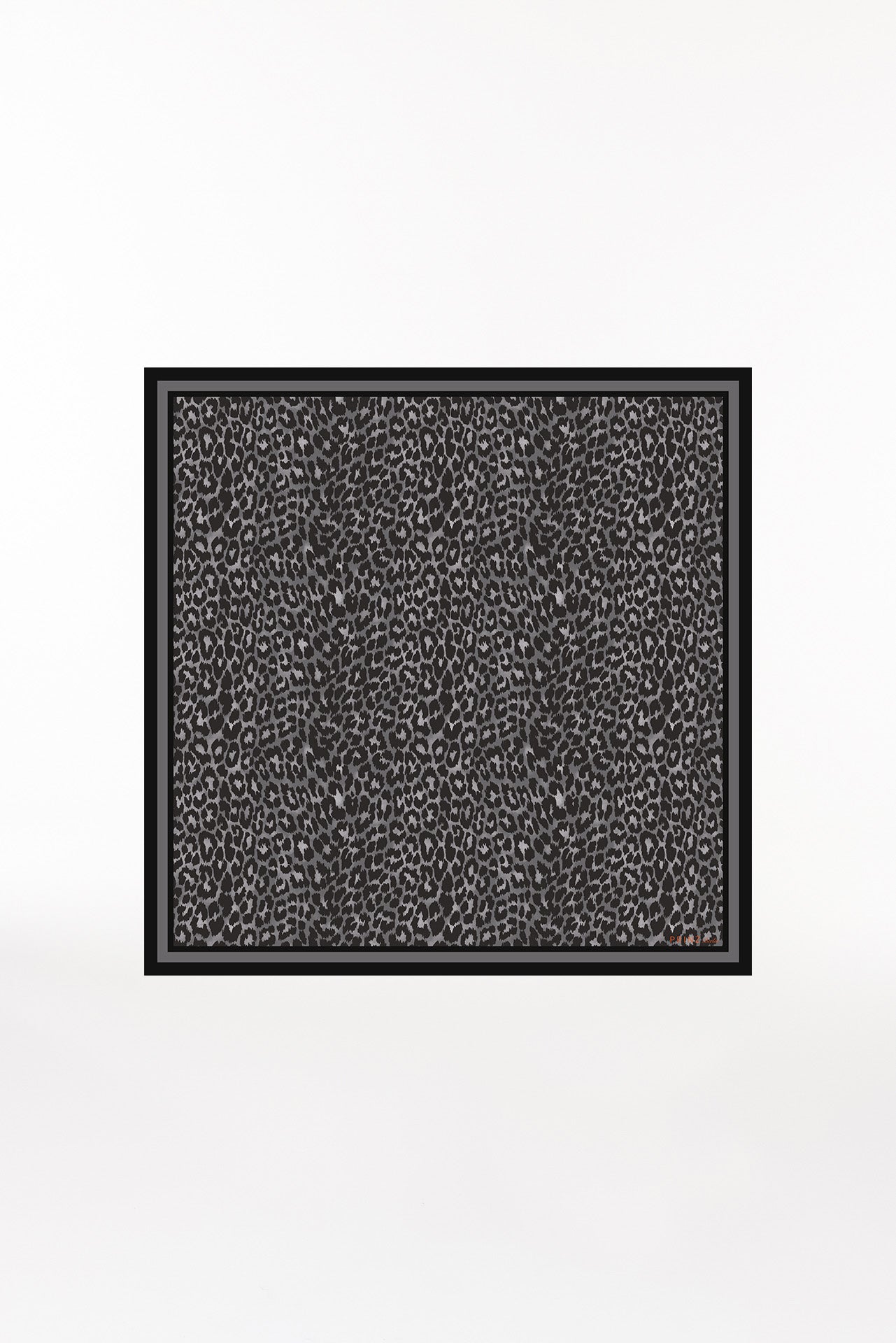 Seidentuch 90x90 Leo Grau Prinz Berlin Produktbild