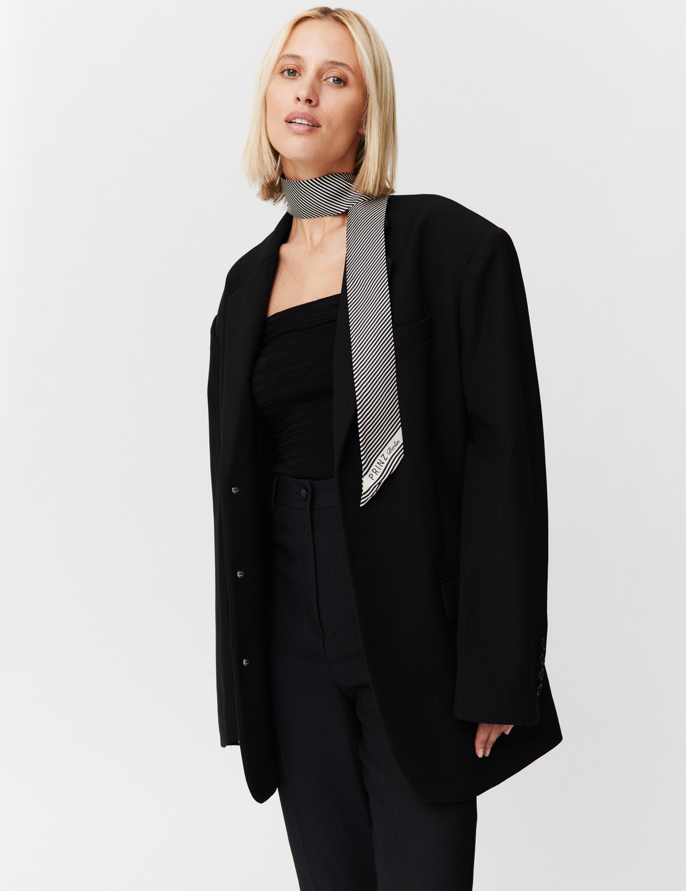 Seidentwilly Stripes Off-White Prinz Berlin Lookbook