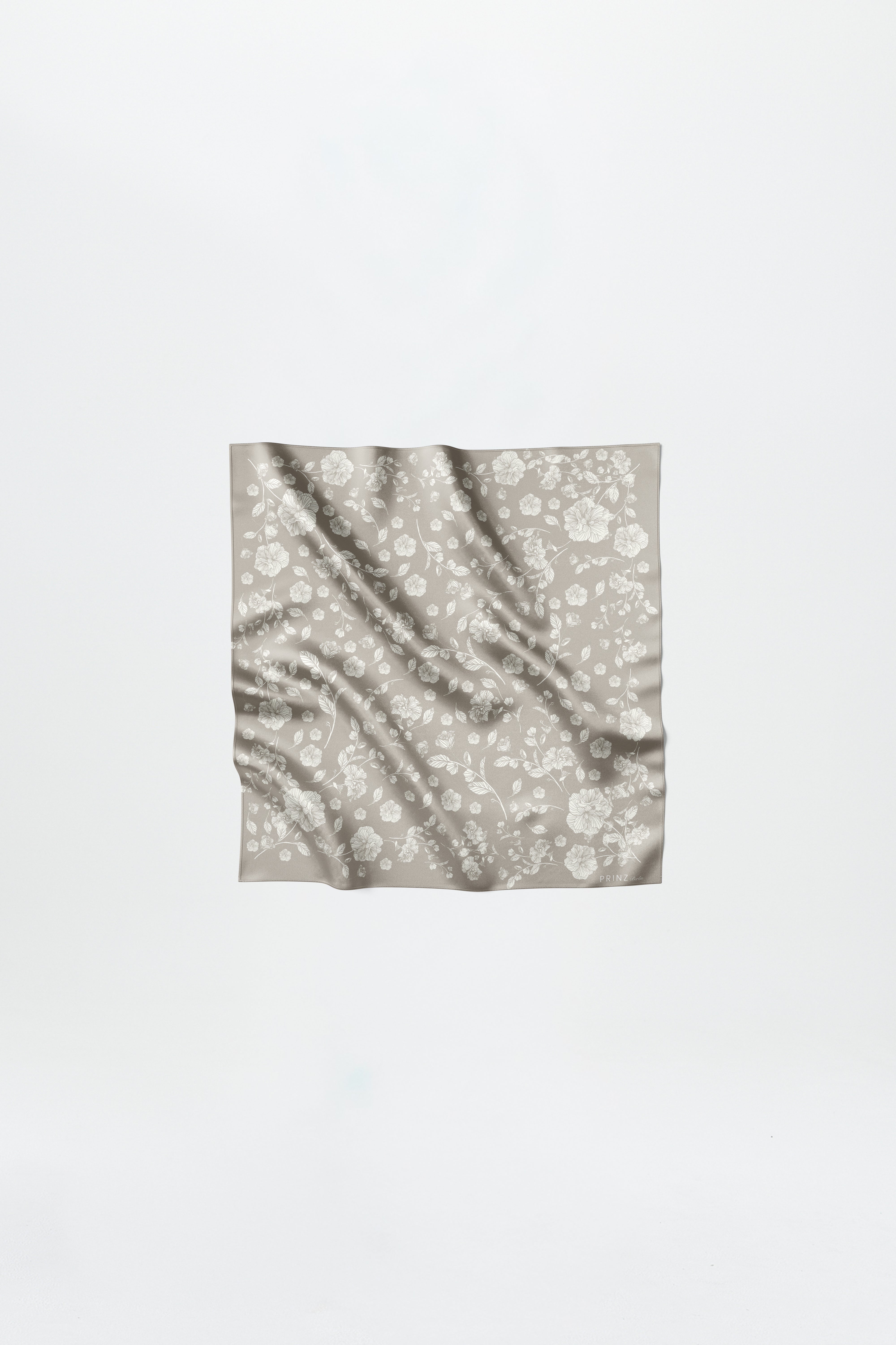 Silk Scarf Midnight Botanica 50 Vanilla