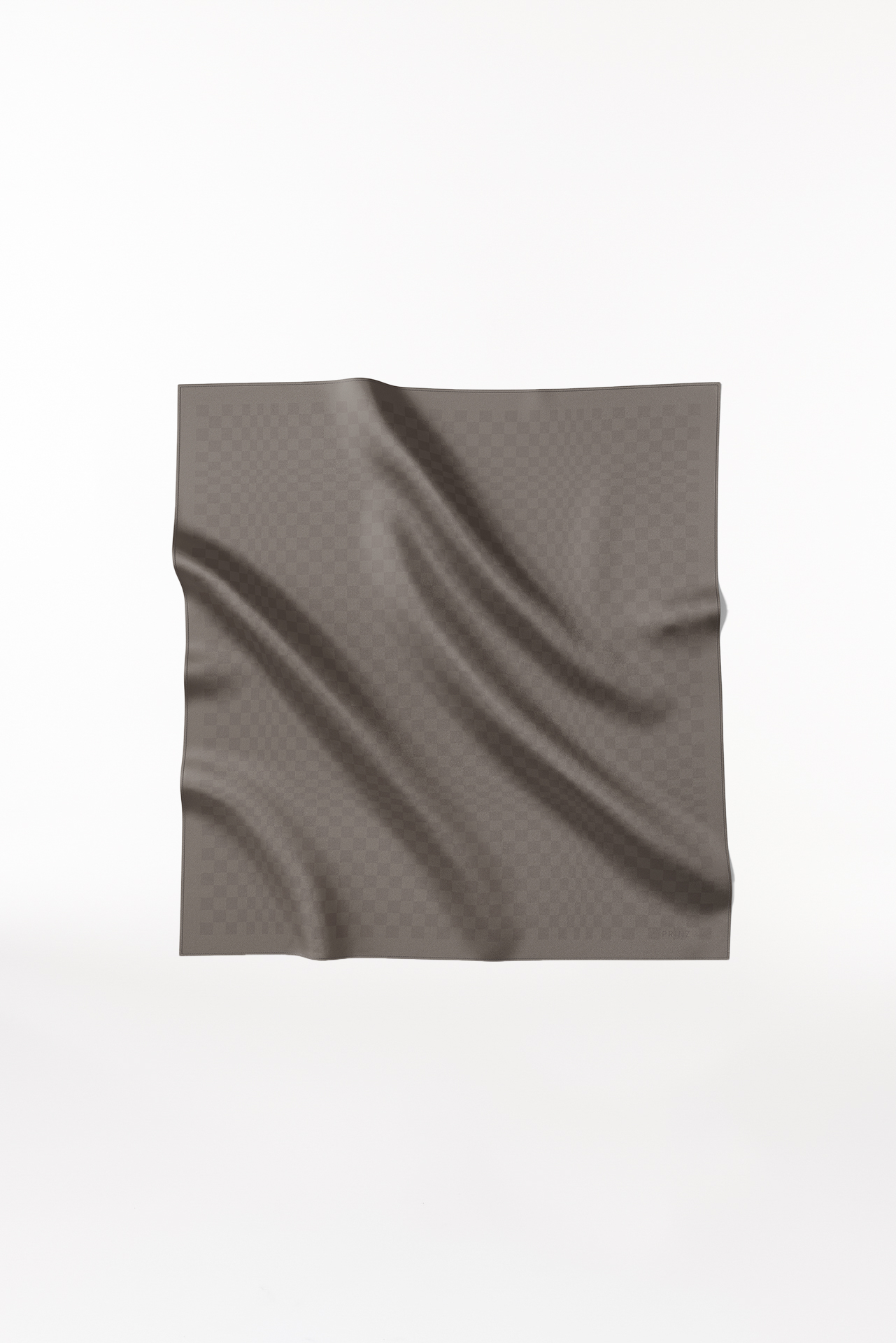 Seidentuch Illusion 90 Taupe