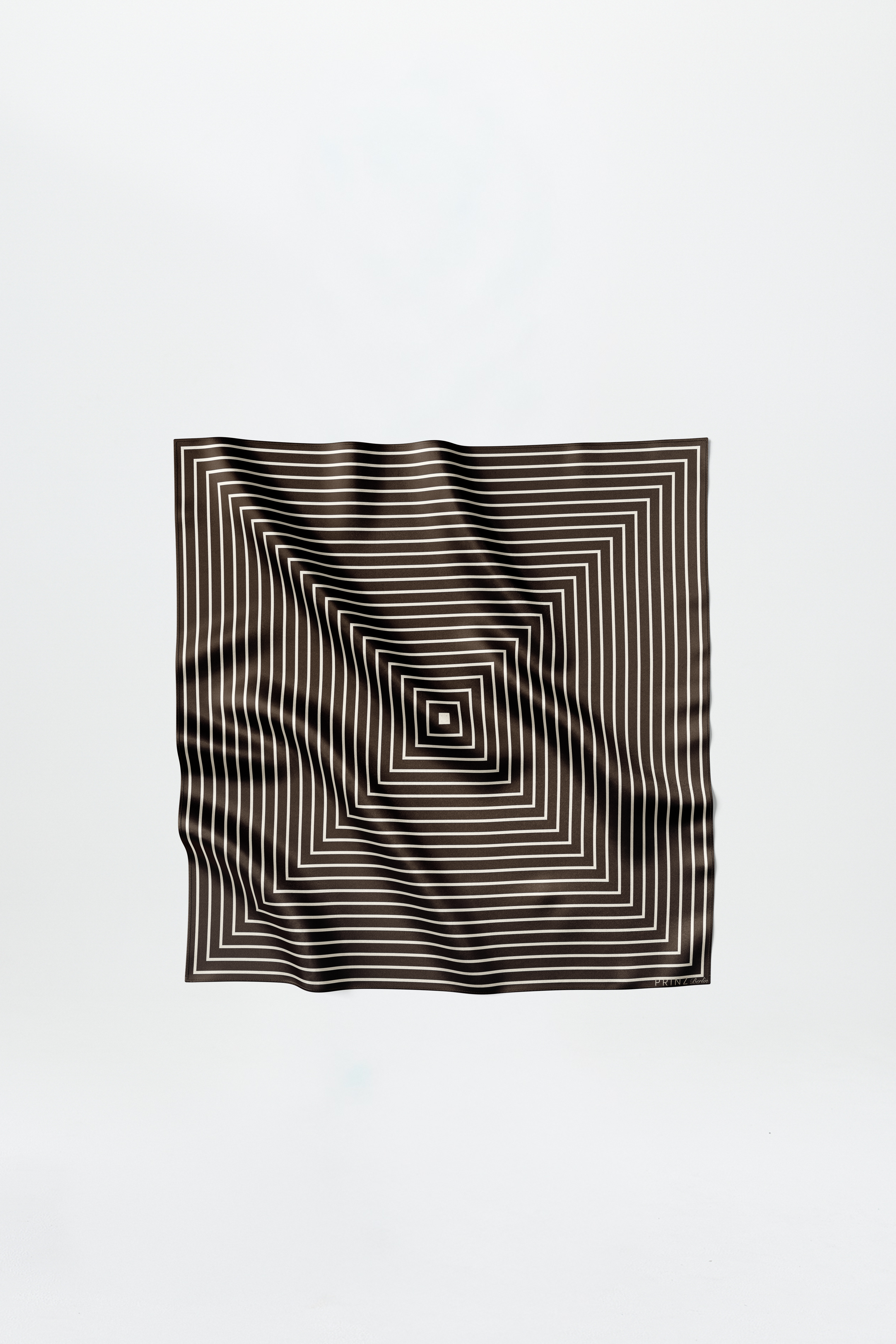 Silk Scarf Squares 70 Chocolate