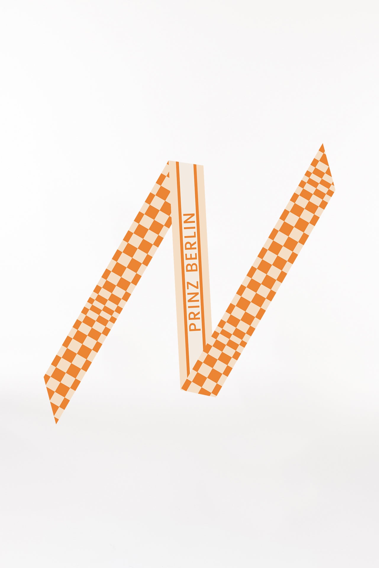 Seidentwilly Toile Illusion Orange Prinz Berlin Produktbild