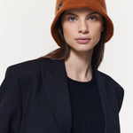 Karamell Bucket Hat Damen aus Kaschmir Prinz Berlin