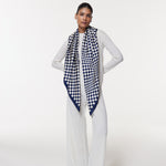 Seidentuch 123x123 Illusion Marine Prinz Berlin Lookbook