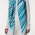 Seidentuch 123x123 Petrol Prinz Berlin Lookbook