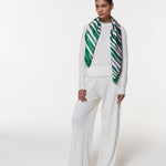 Seidentuch 90x90 Zebra Grün Prinz Berlin Lookbook